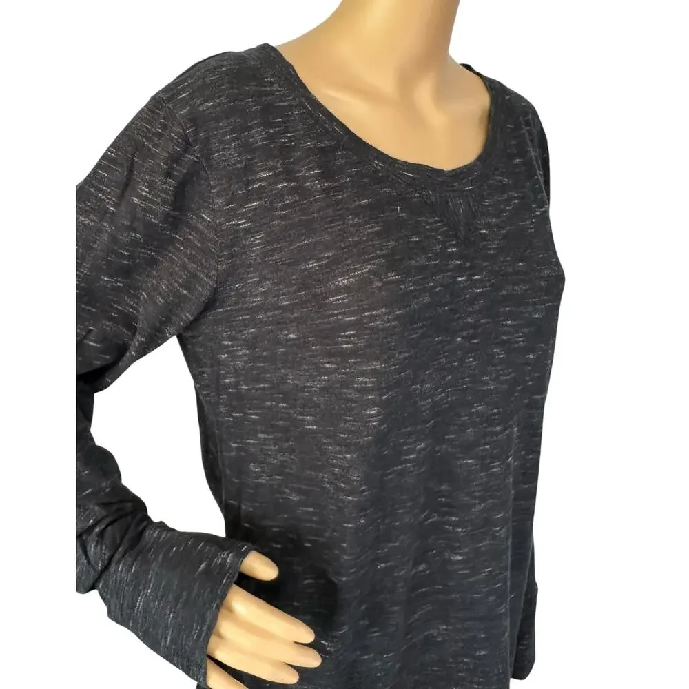 J. Crew Wool Blend Heathered Top Gray Size XL